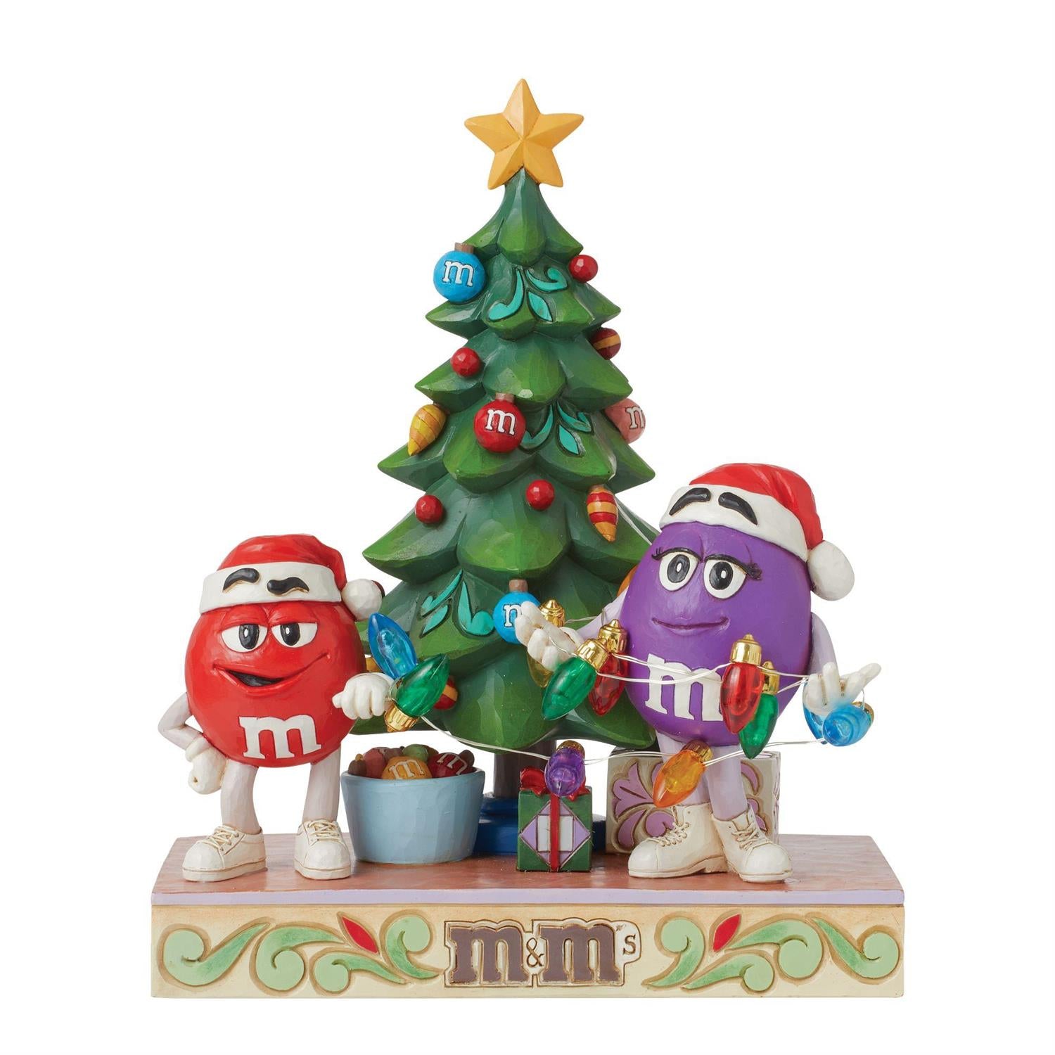 M&M'S Purple/Red Character Tree  - Country N More Gifts