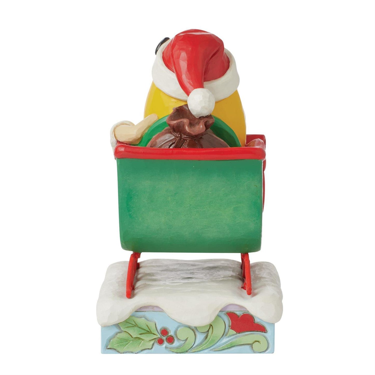M&M'S Yellow Character in Sleigh  - Country N More Gifts