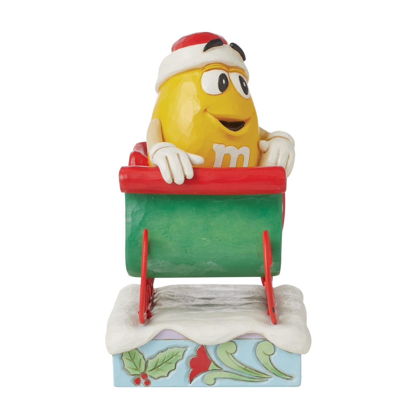 M&M'S Yellow Character in Sleigh  - Country N More Gifts