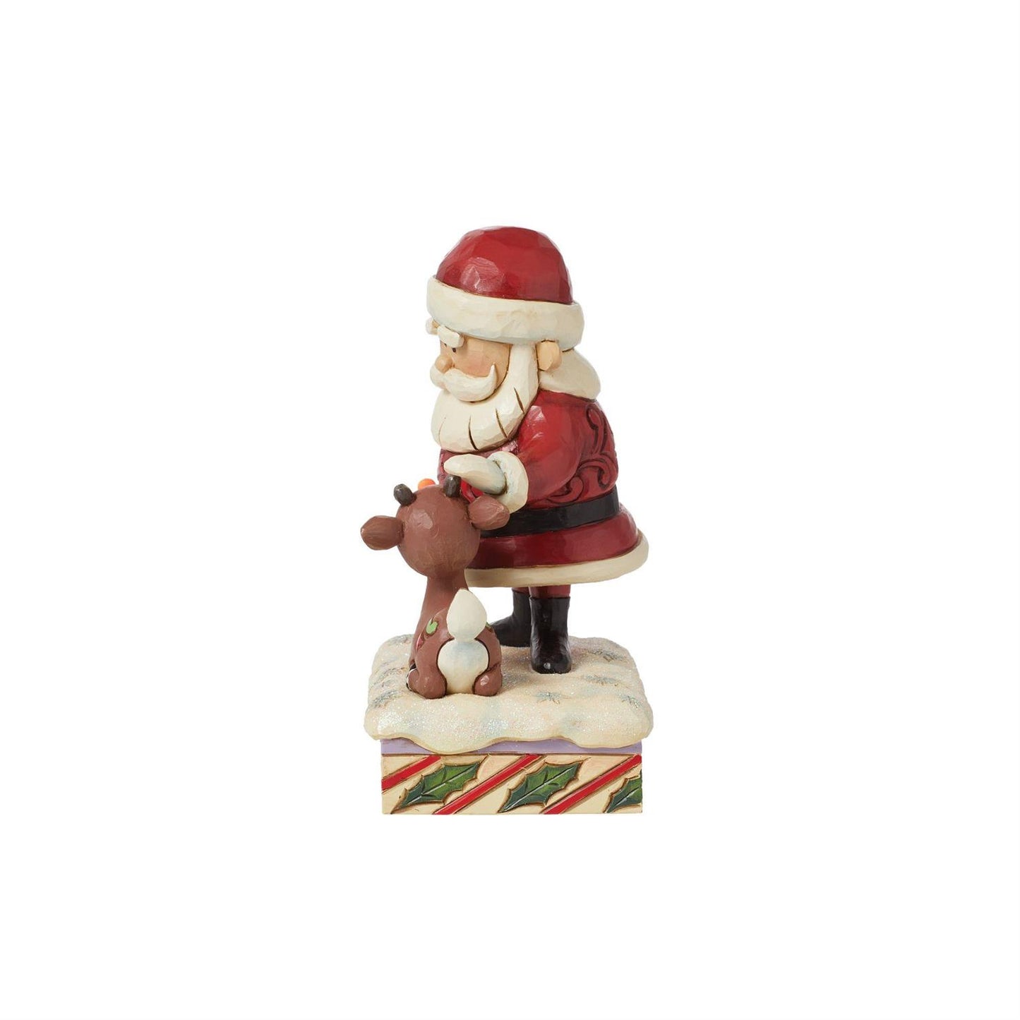 Santa Petting Rudolph  - Country N More Gifts