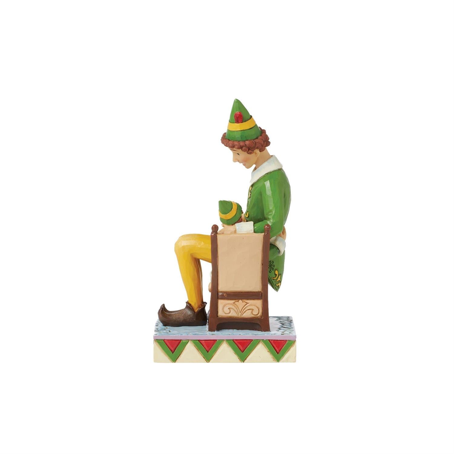 Buddy Elf Sitting on Papa Elf  - Country N More Gifts