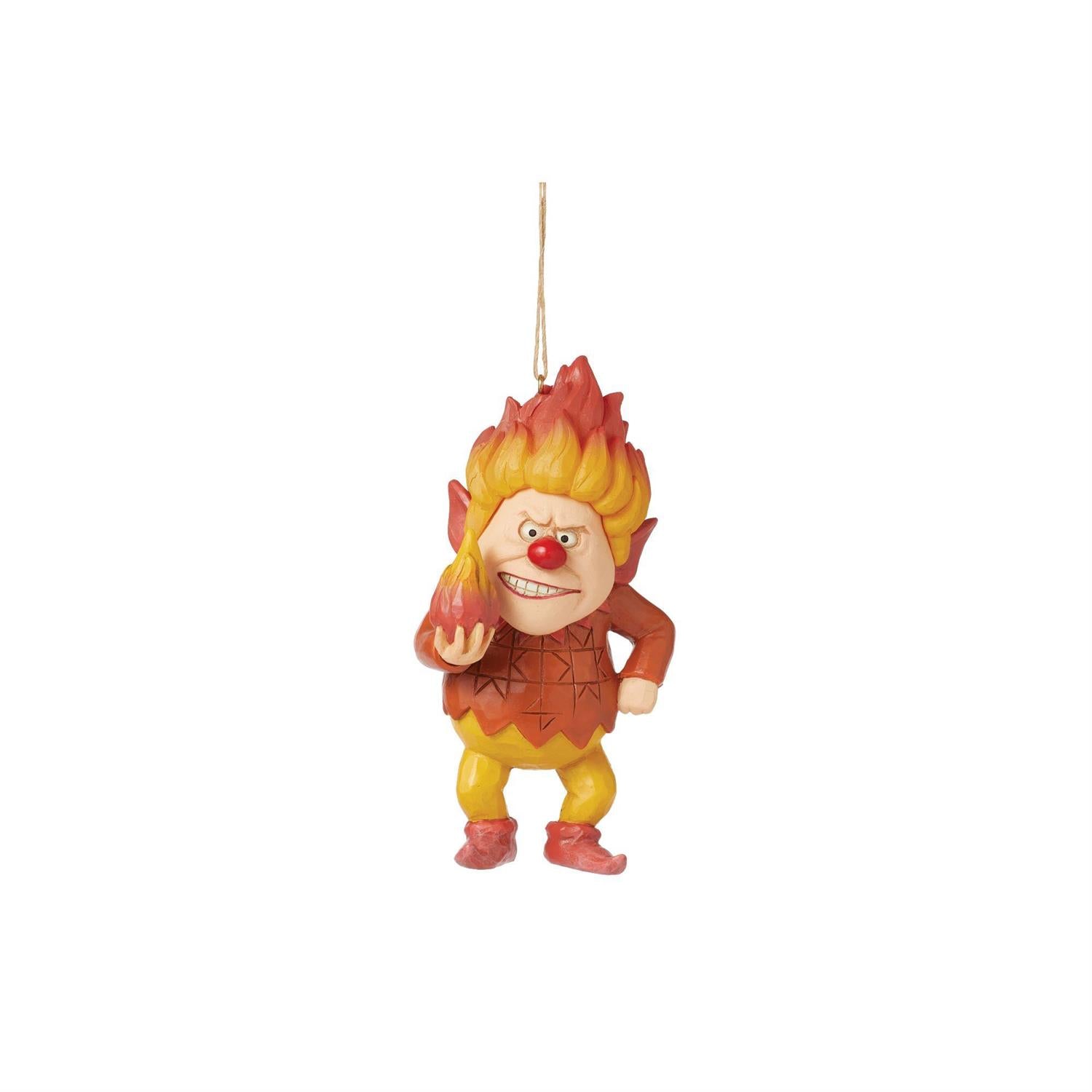 Embrace the Heat: Heat Miser Holding Fire Figurine – Country N More Gifts