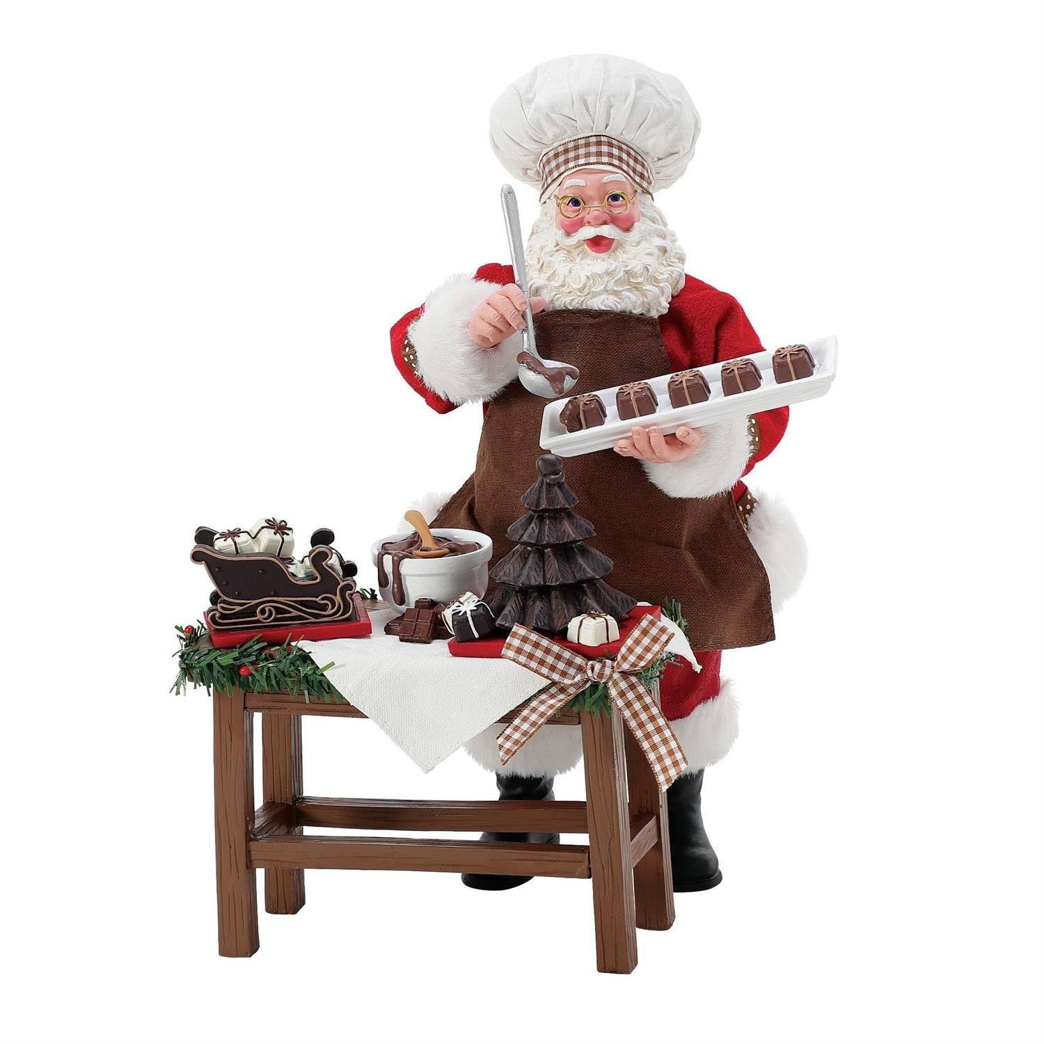 Chocolatier Santa – Possible Dreams Gourmet Figurine – Country N