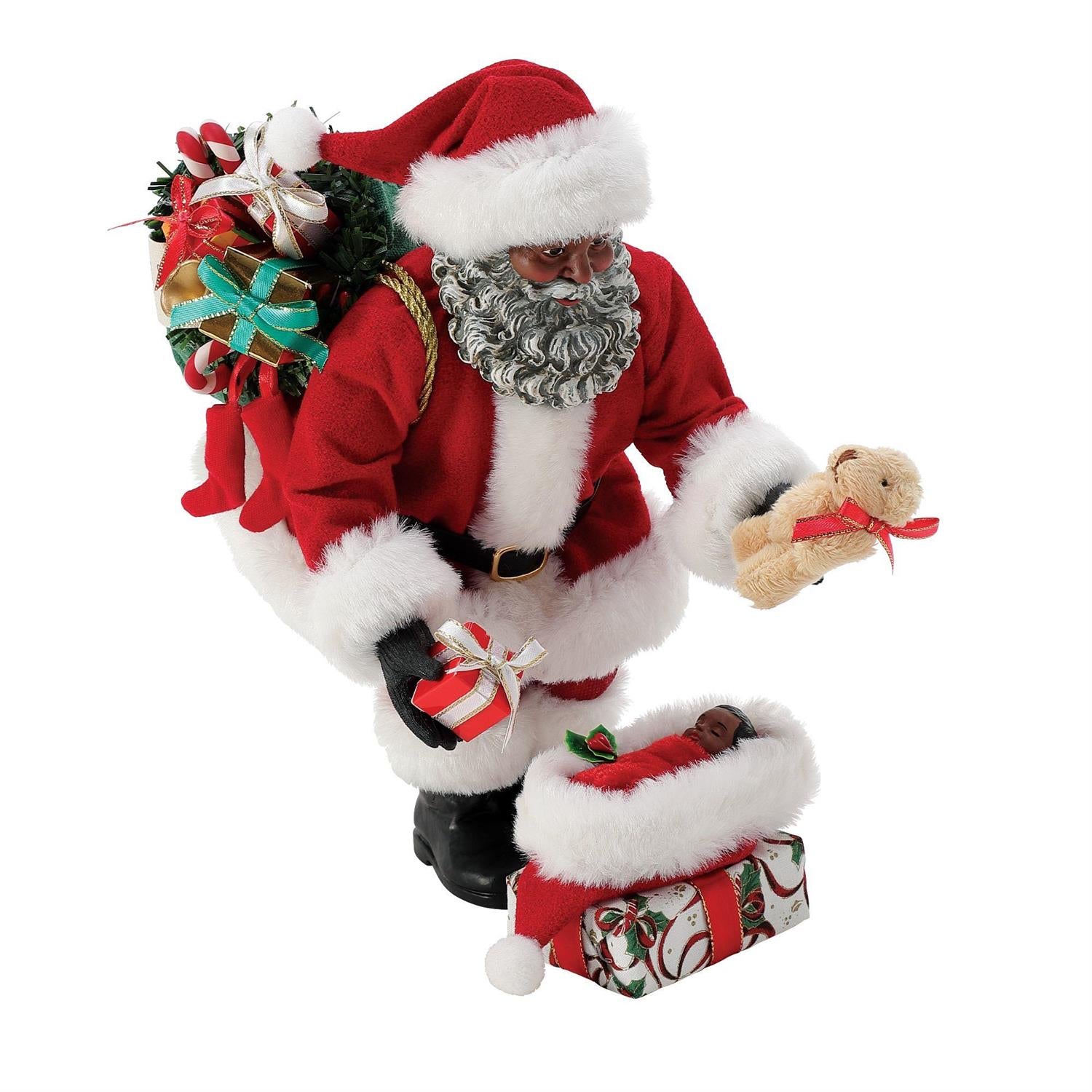 First Christmas AA– Possible Dreams Santa with Baby Figurine