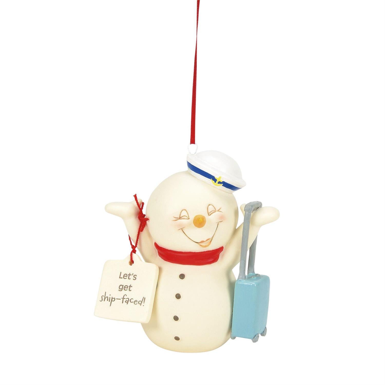 Let's Get Ship Faced Ornament - Country N More Gifts