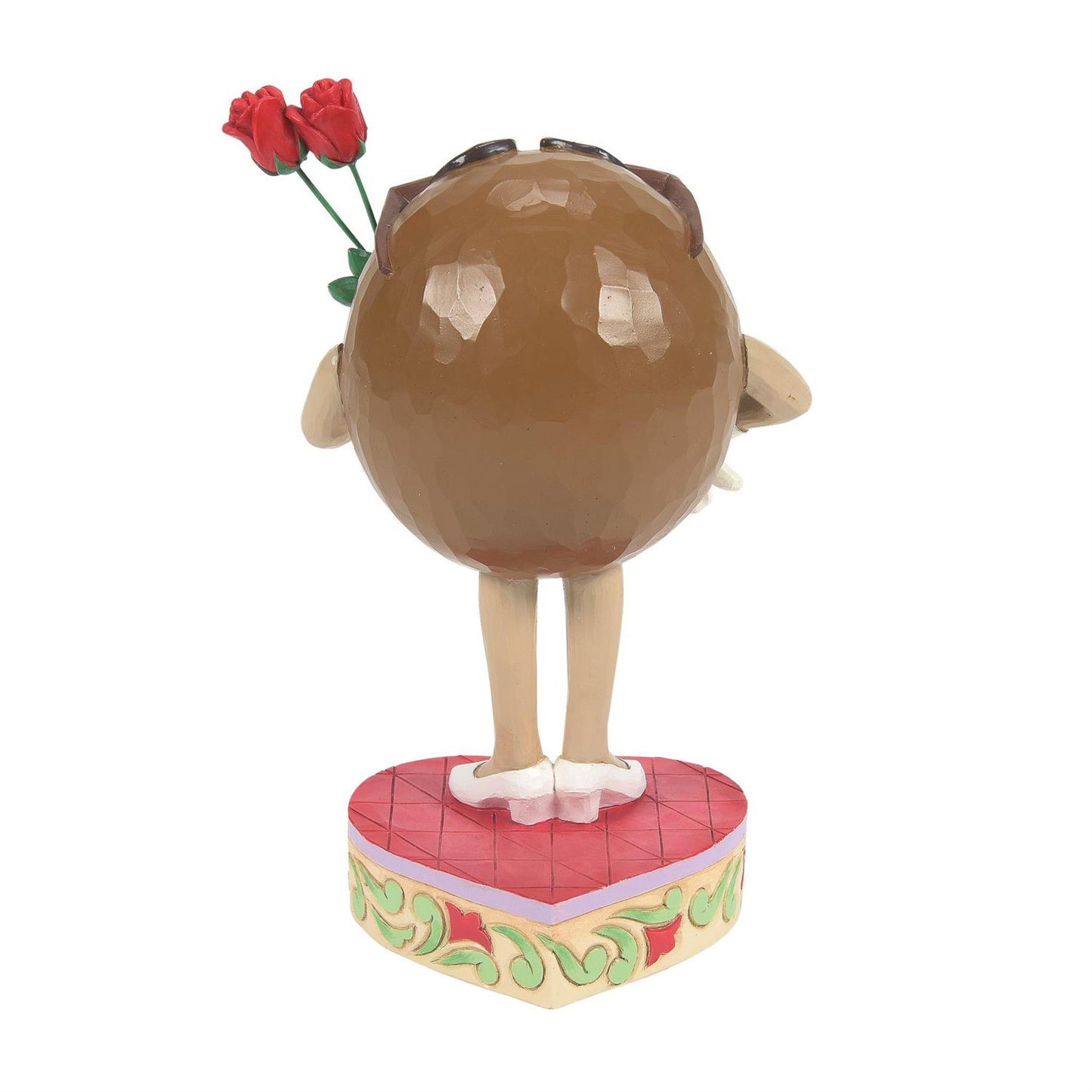 Sweet Sentiments - M&M'S Brown Character Holding Flower  - Country N More Gifts