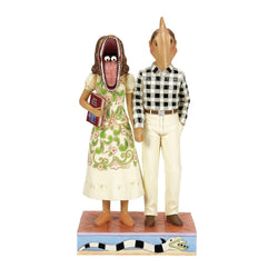 Honey, We're Dead - Adam And Barbara Scary Masks  - Country N More Gifts