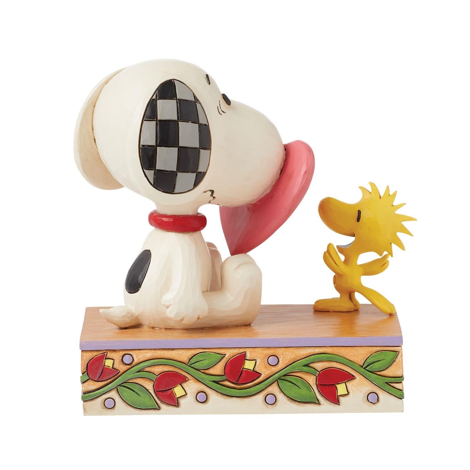 Love & Laughter - Snoopy with Nose Through Heart  - Country N More Gifts