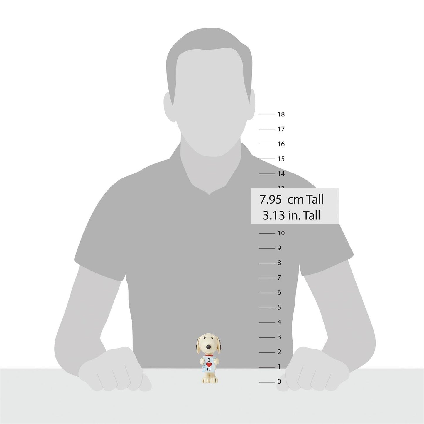 Snoopy with Love Sign Mini  - Country N More Gifts