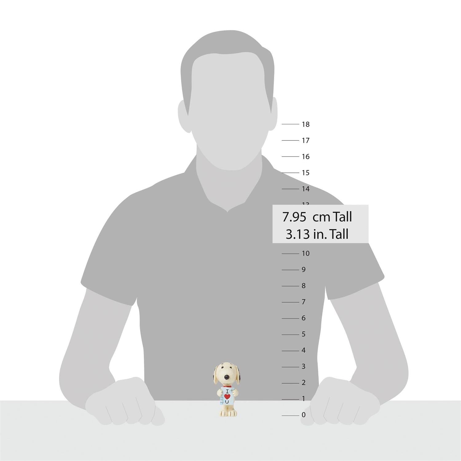 Snoopy with Love Sign Mini  - Country N More Gifts