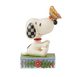 The Perfect Landing - Snoopy Butterfly on Nose  - Country N More Gifts
