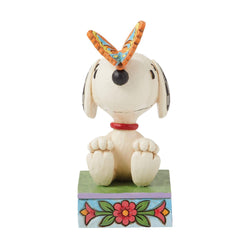 The Perfect Landing - Snoopy Butterfly on Nose  - Country N More Gifts