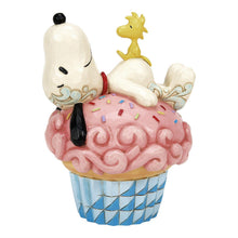 Sprinkle Snooze - Snoopy Laying on Cupcake