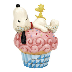 Sprinkle Snooze - Snoopy Laying on Cupcake  - Country N More Gifts