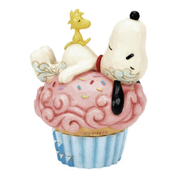 Sprinkle Snooze - Snoopy Laying on Cupcake  - Country N More Gifts