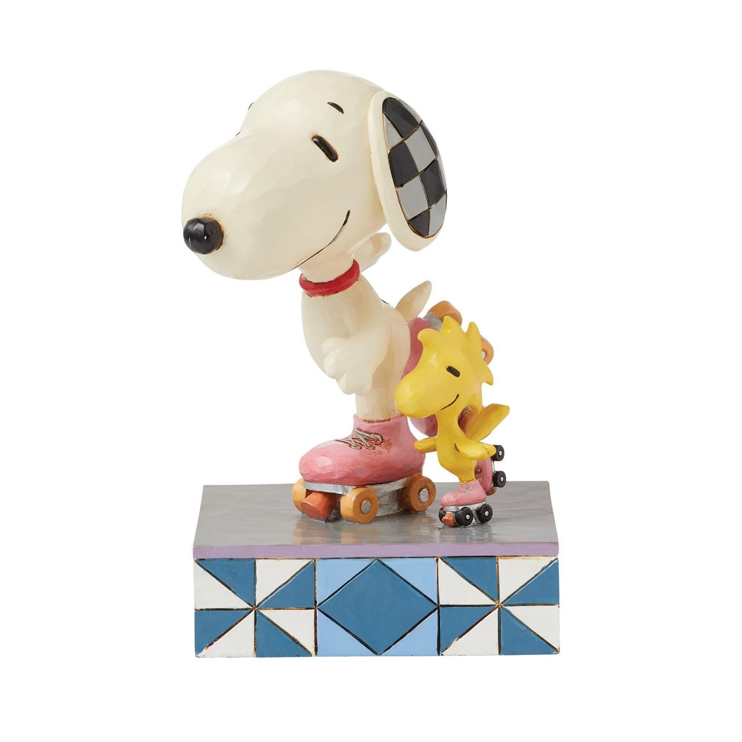 The Wheel Deal - Snoopy & Woodstock Roller Skate  - Country N More Gifts