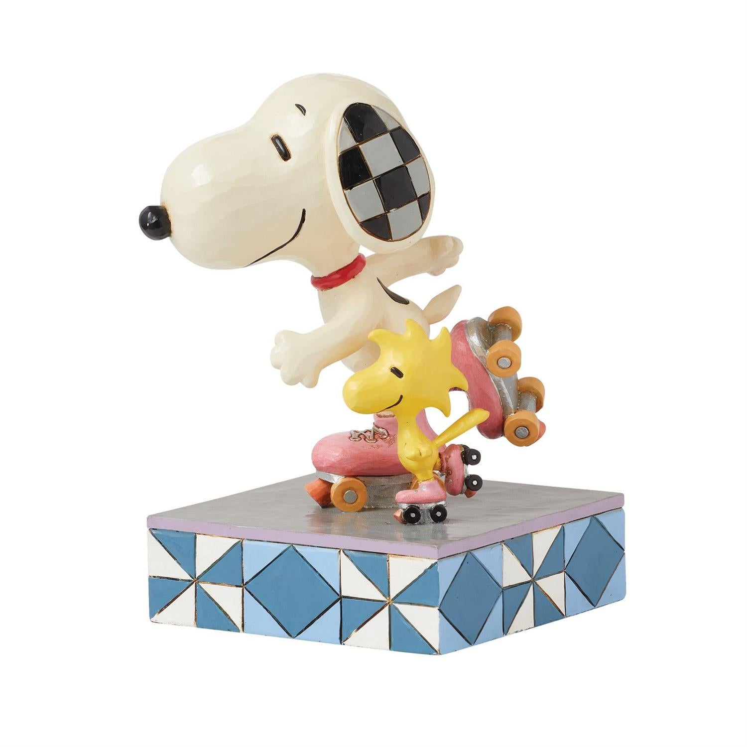 The Wheel Deal - Snoopy & Woodstock Roller Skate  - Country N More Gifts