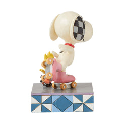 The Wheel Deal - Snoopy & Woodstock Roller Skate  - Country N More Gifts