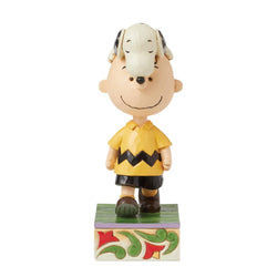 Head Honcho - Snoopy on Charlie Brown's Head  - Country N More Gifts