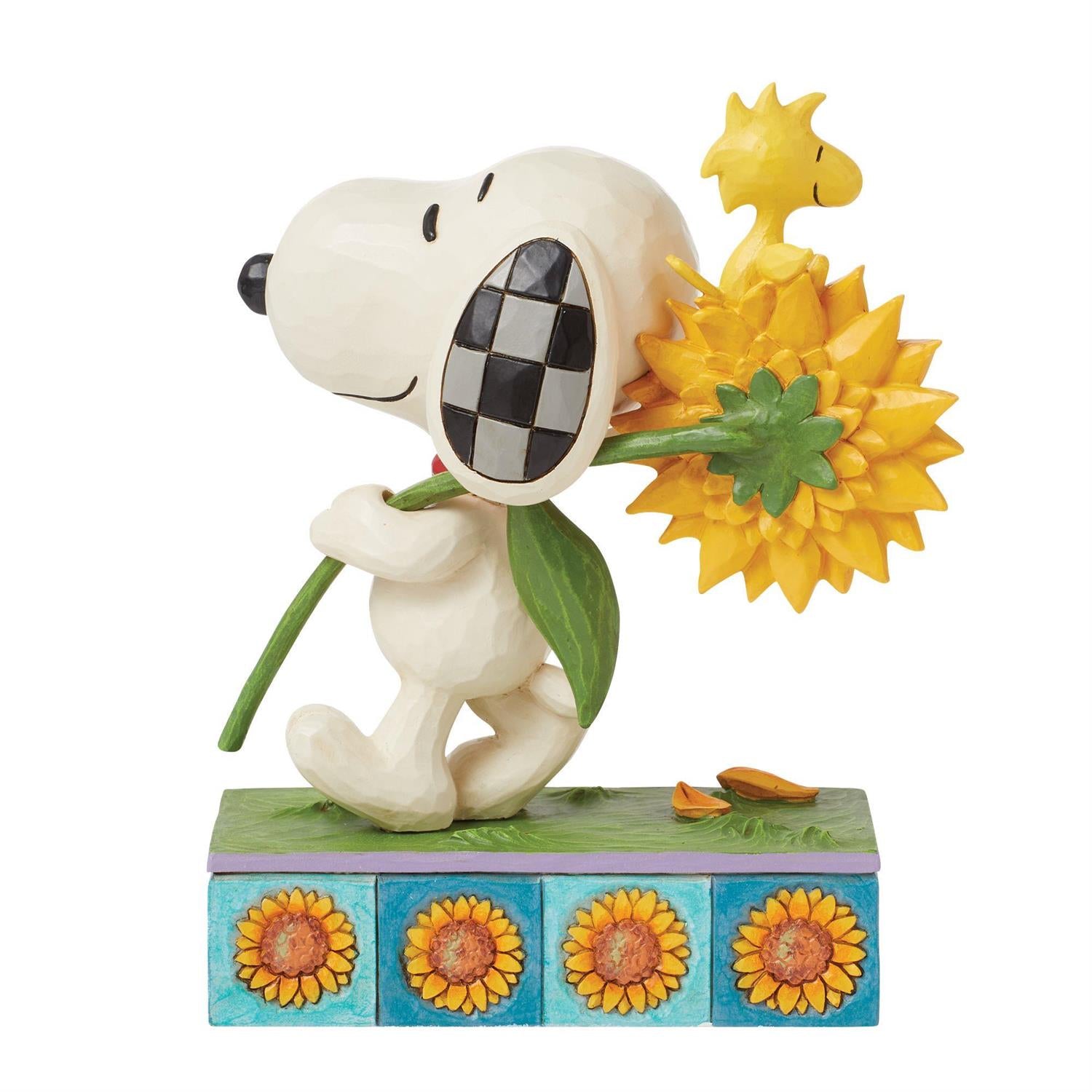 Sunsational Friendship - Snoopy & Woodstock with Sunflower - Country N More Gifts