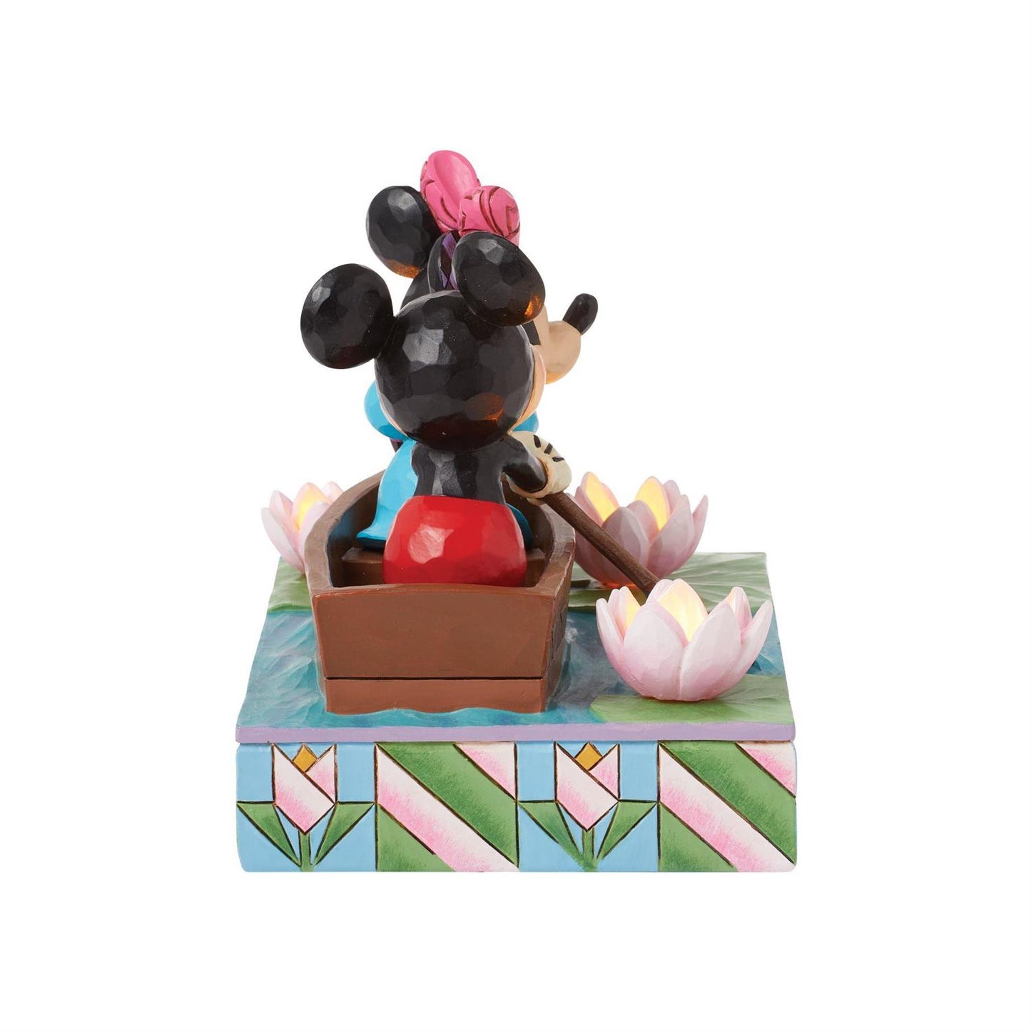 Row-mance is in the Air - Mickey & Minnie LED Love Rowboat  - Country N More Gifts