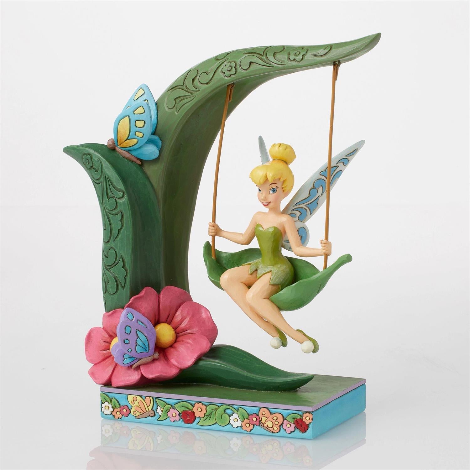 NO BOX - Suspended in Springtime Magic - Tink Spring Swing - Country N More Gifts