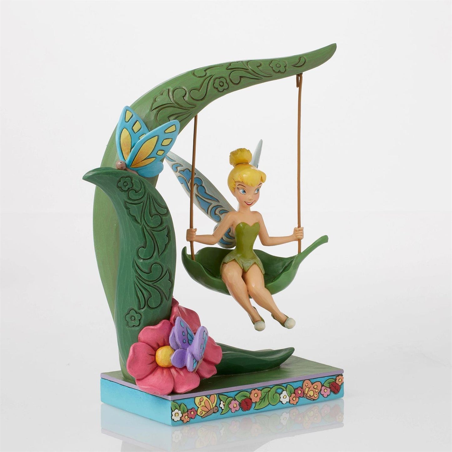 NO BOX - Suspended in Springtime Magic - Tink Spring Swing - Country N More Gifts