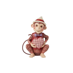 Cheeky Charms - Monkey with Heart Figurine  - Country N More Gifts