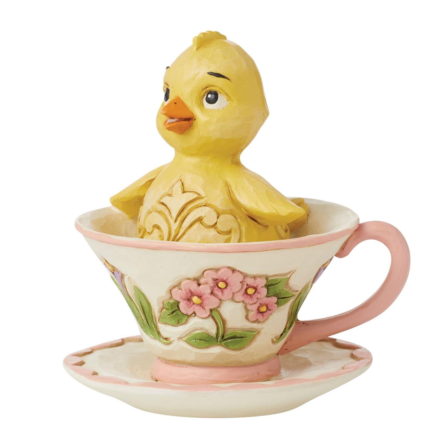Chick in Teacup Mini Figurine  - Country N More Gifts