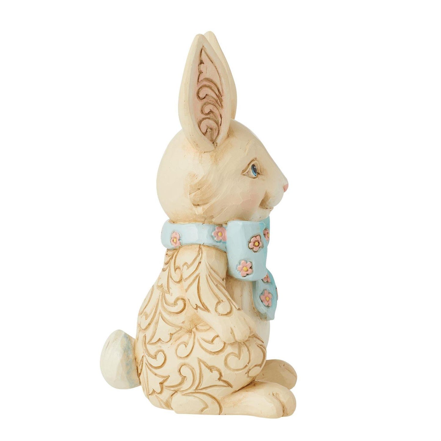 Bunny's Easter Bounty - Easter Bunny with Bow Pint Figurine  - Country N More Gifts