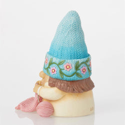 Knitted by Hand - Knitting Hat Gnome Figurine  - Country N More Gifts