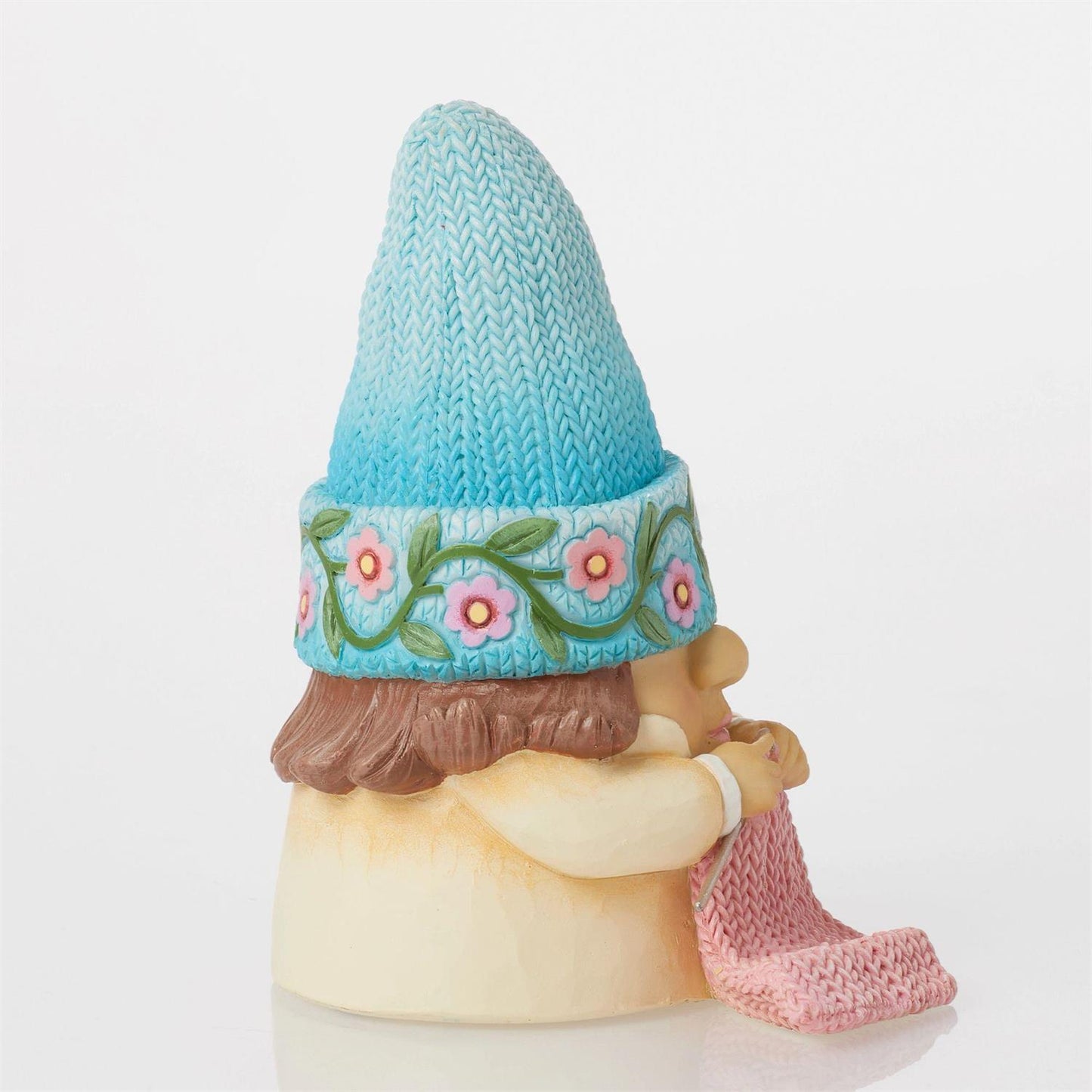 Knitted by Hand - Knitting Hat Gnome Figurine  - Country N More Gifts