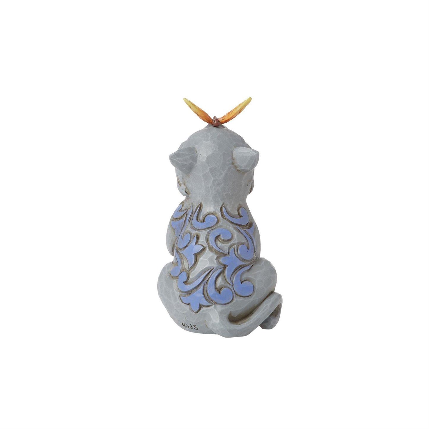 Cat and Butterfly Mini Figurine  - Country N More Gifts