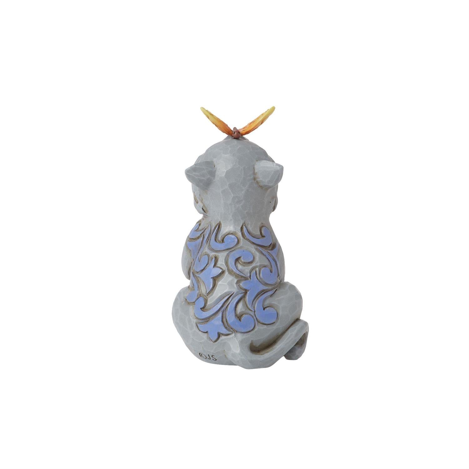Cat and Butterfly Mini Figurine  - Country N More Gifts