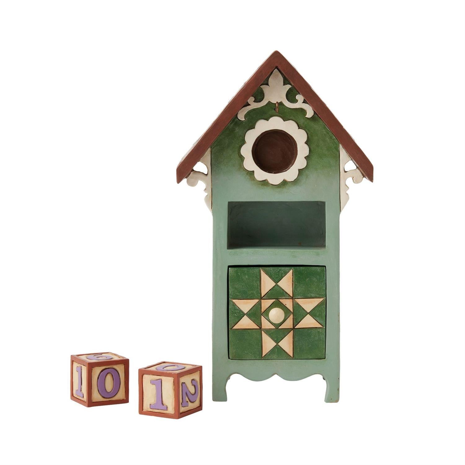 A Year Unfolds - Birdhouse Perpetual Calendar - Country N More Gifts