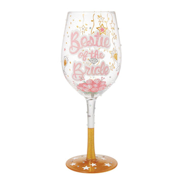 Bestie of the Bride Wine Glass - Country N More Gifts