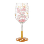 Bestie of the Bride Wine Glass - Country N More Gifts