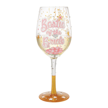 Bestie of the Bride Wine Glass - Country N More Gifts