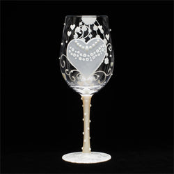 Bride Two Hearts Wine Glass - Country N More Gifts