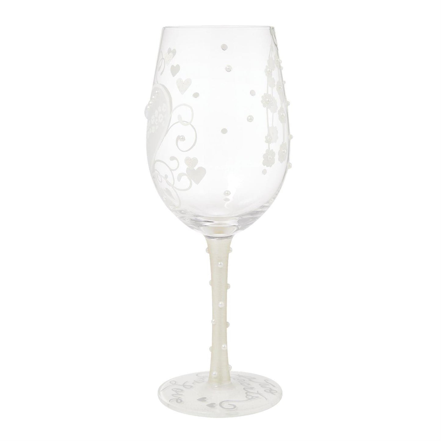 Bride Two Hearts Wine Glass - Country N More Gifts