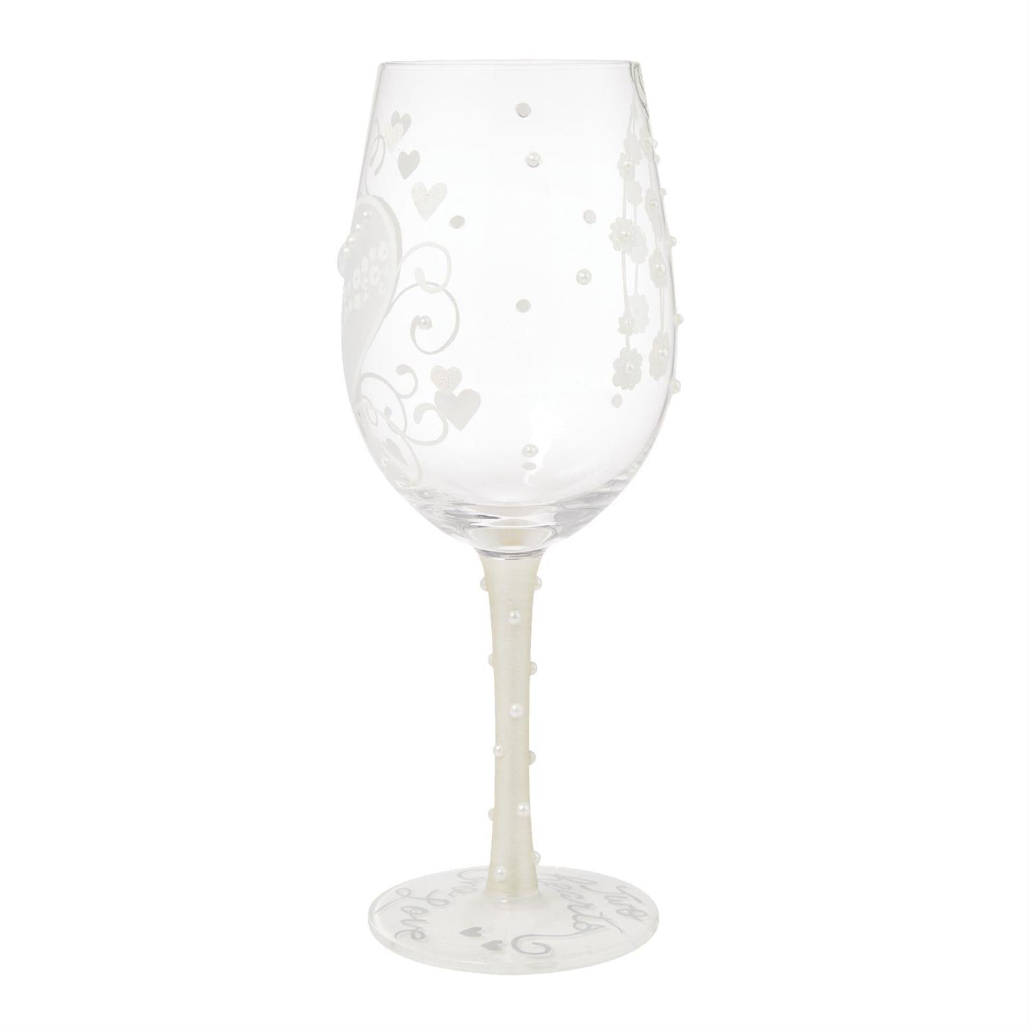 Bride Two Hearts Wine Glass - Country N More Gifts