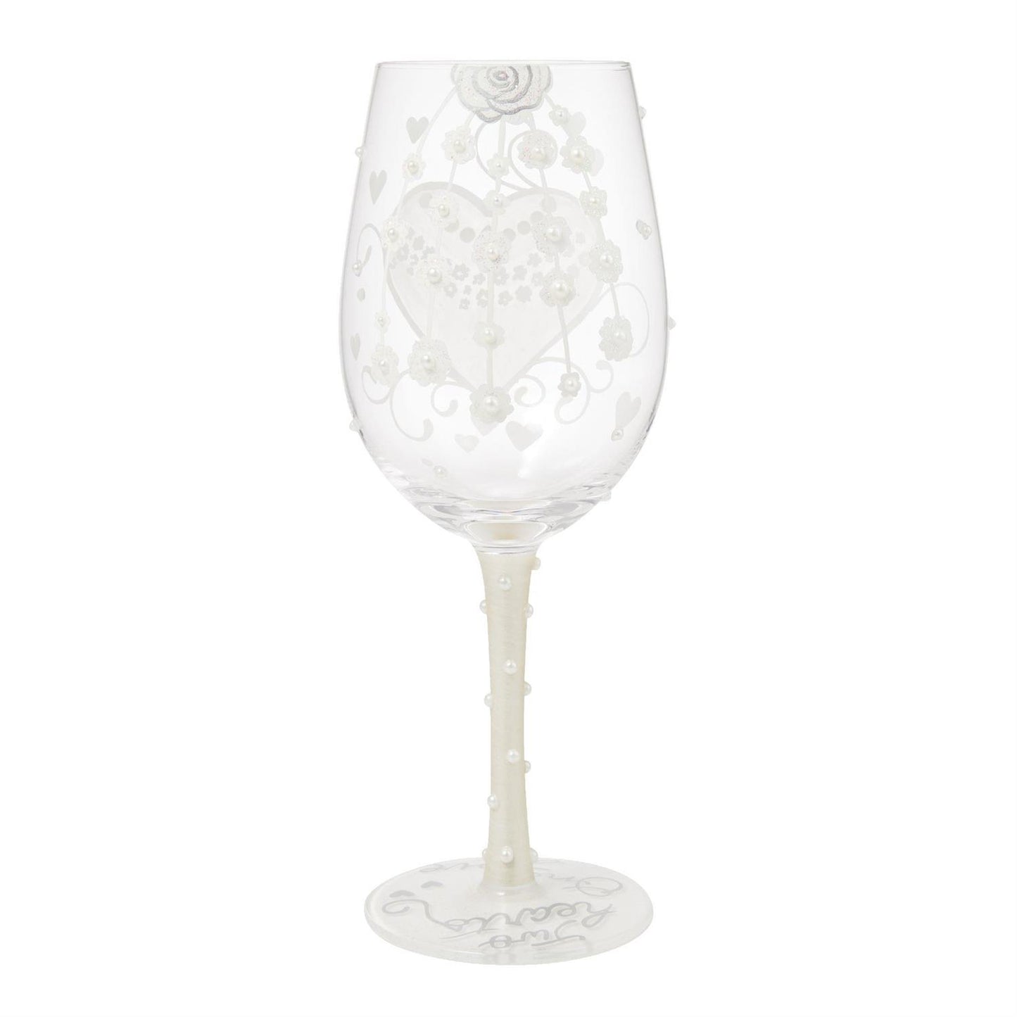 Bride Two Hearts Wine Glass - Country N More Gifts