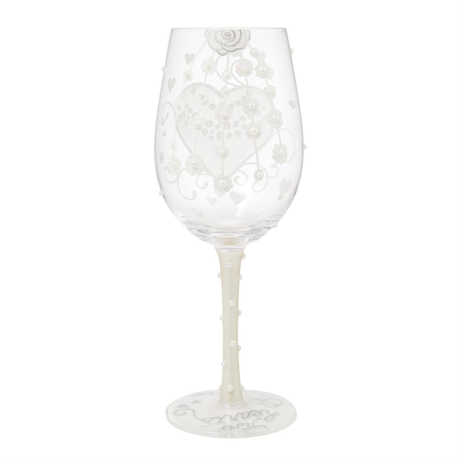 Bride Two Hearts Wine Glass - Country N More Gifts