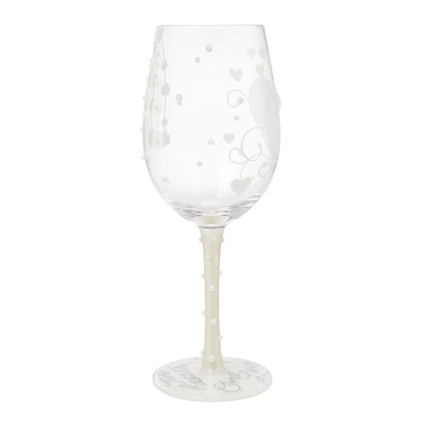 Bride Two Hearts Wine Glass - Country N More Gifts