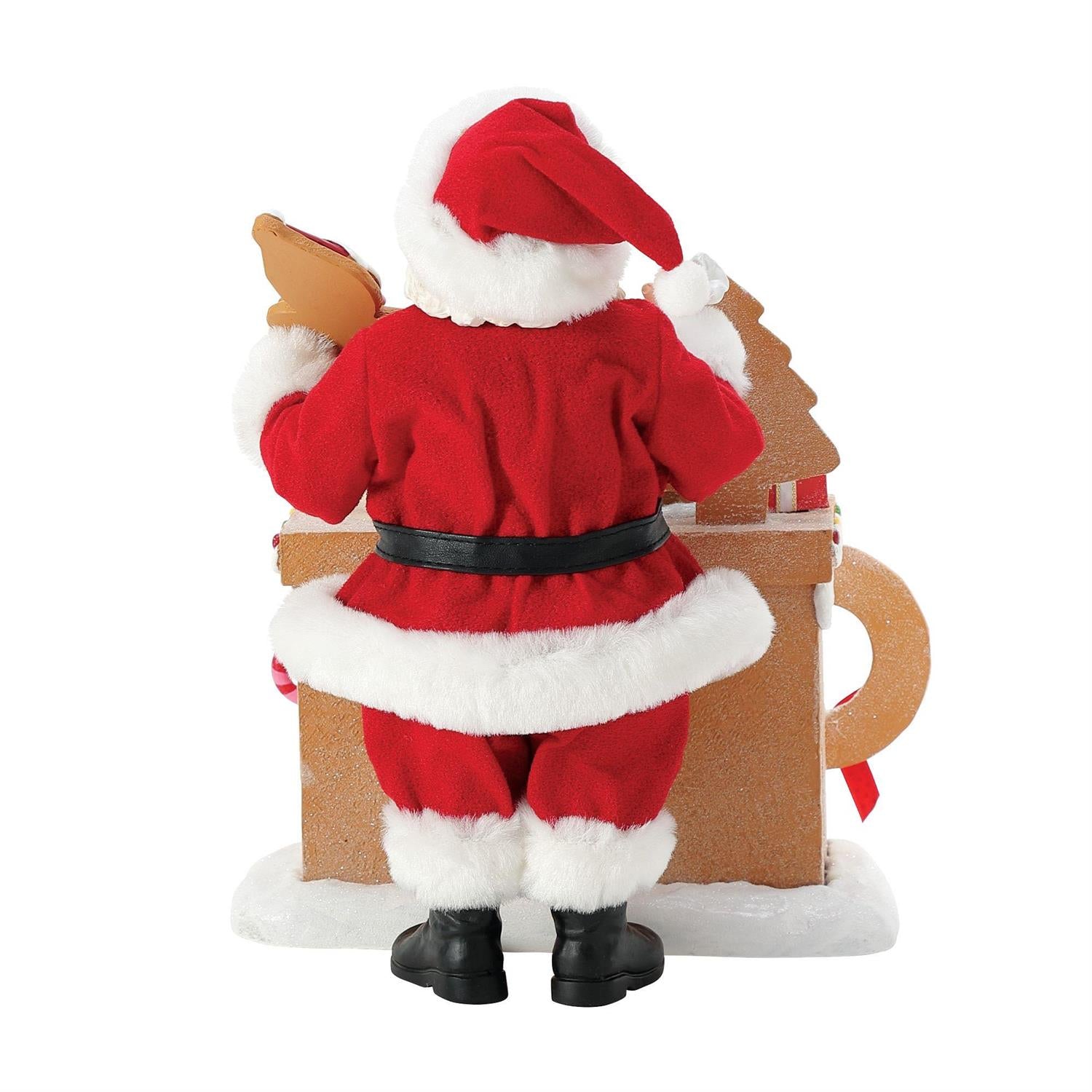 Ginger All the Way! – Santa Baking Gingerbread Figurine Set