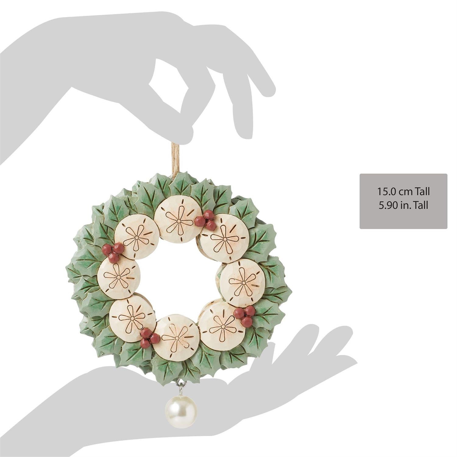 Sand Dollar Wreath Ornament - Country N More Gifts