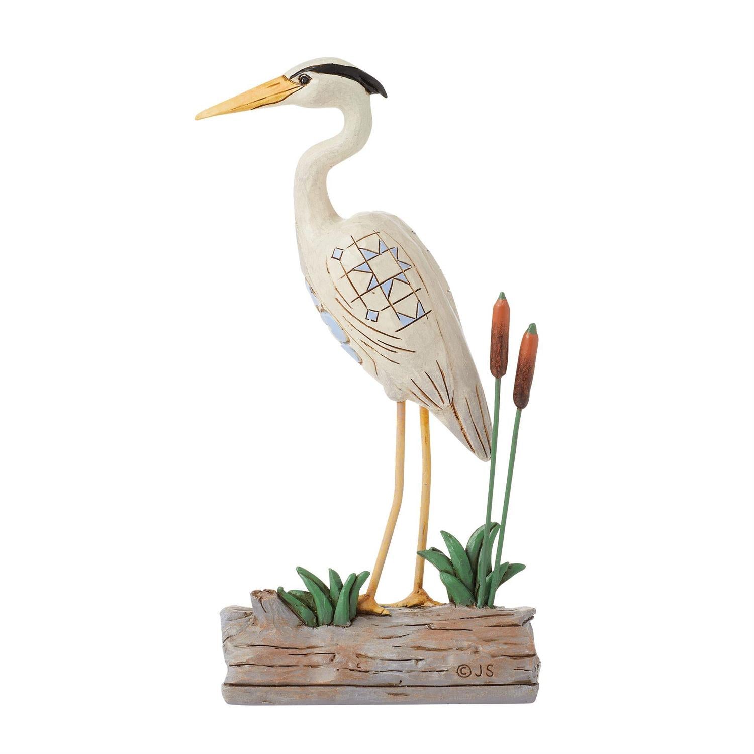 FBA - Waterside Watcher - Blue Heron Bird Figurine - Country N More Gifts