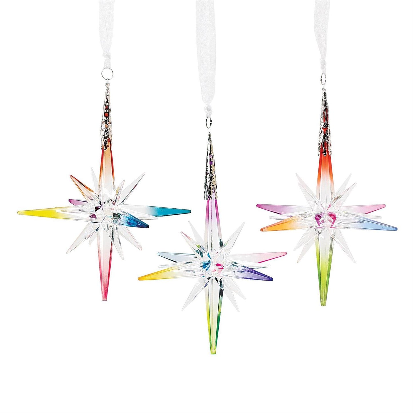 Star Ornament, Set of 3 - Country N More Gifts