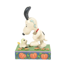 A Spooky Encounter - Snoopy Scared by Woodstock Ghost