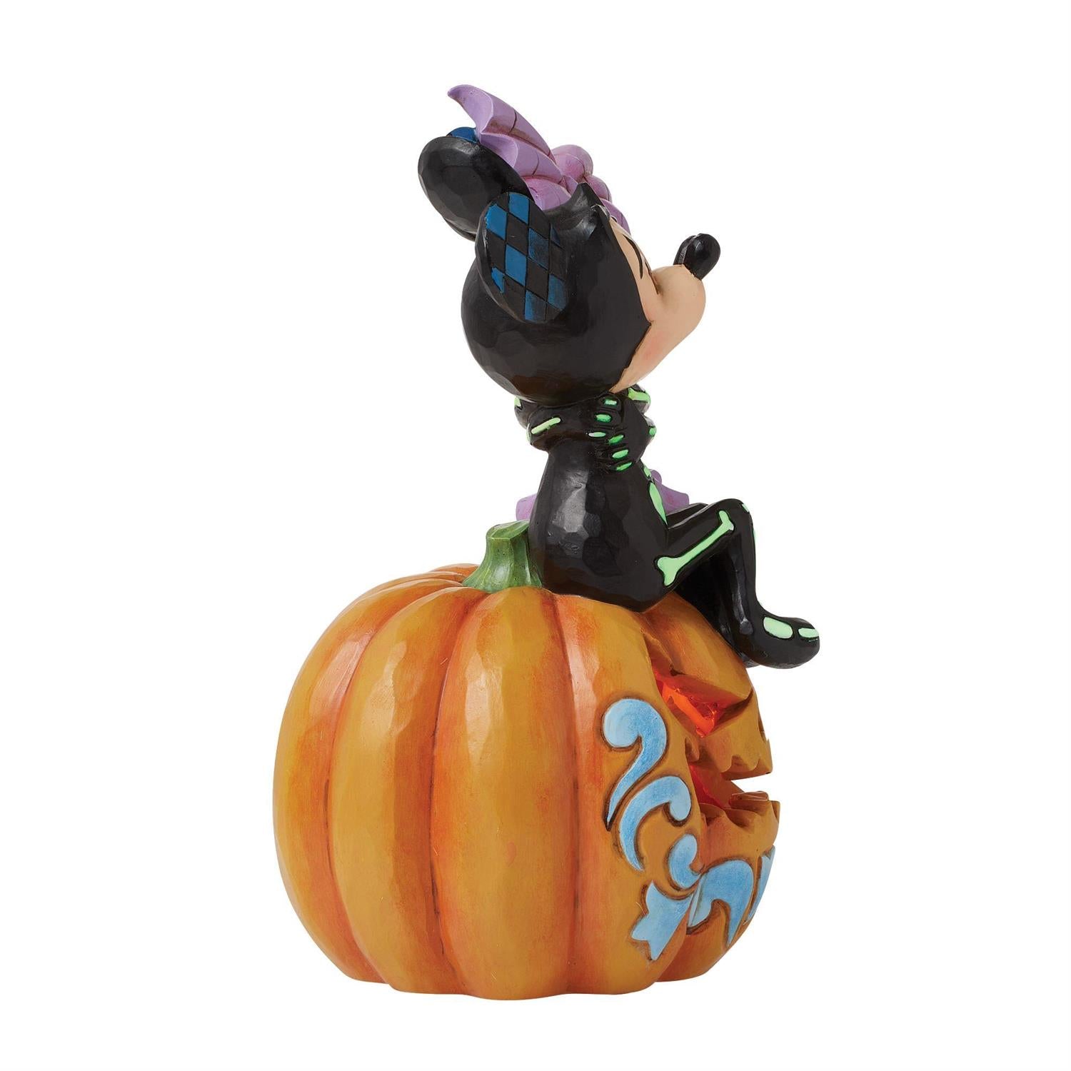 FBA - Spine-tingling Sweethearts - Mickey and Minnie Scared Skeletons - Country N More Gifts